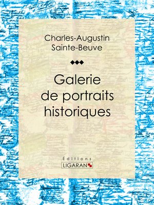 cover image of Galerie de portraits historiques